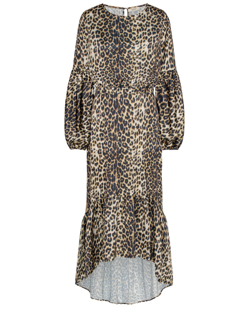 Gaia dress Leo | Leopard | Black Label | Gudnitz Copenhagen