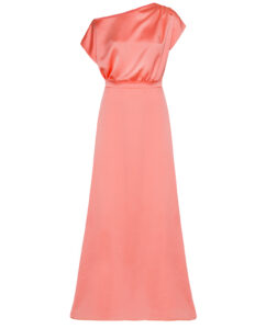 Vannessa Dress COral. Black Label. Party dresses. Coral. One shoulder dress. Rikke Gudnitz, Gudnitz Copenhagen