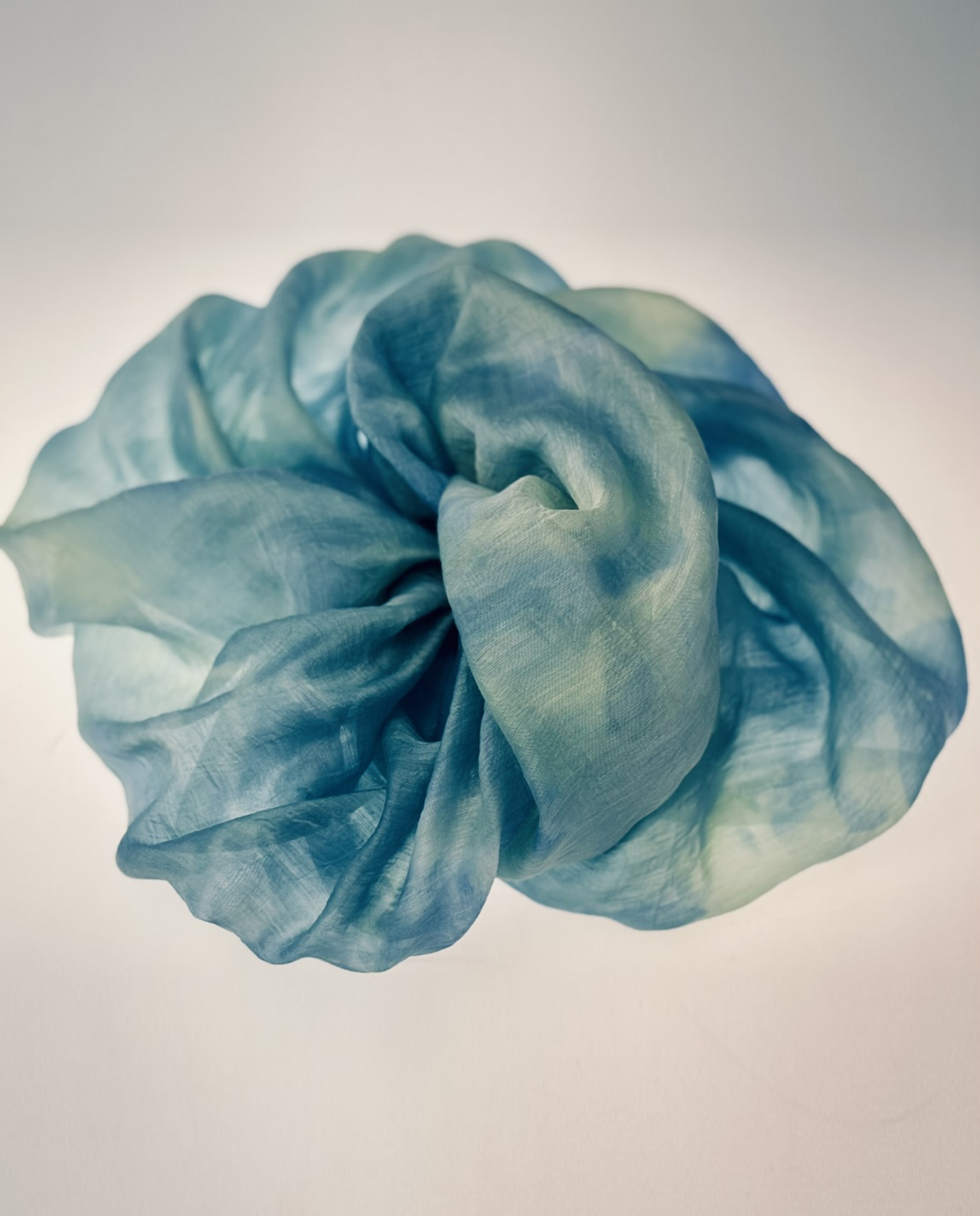 Chiffon Rosette. Teal. By Gudnitz Copenhagen