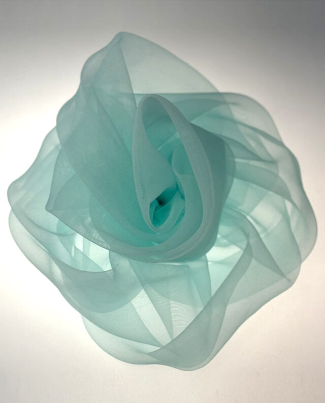 Organza Rosette. Fresh Mint. By Gudnitz Copenhagen